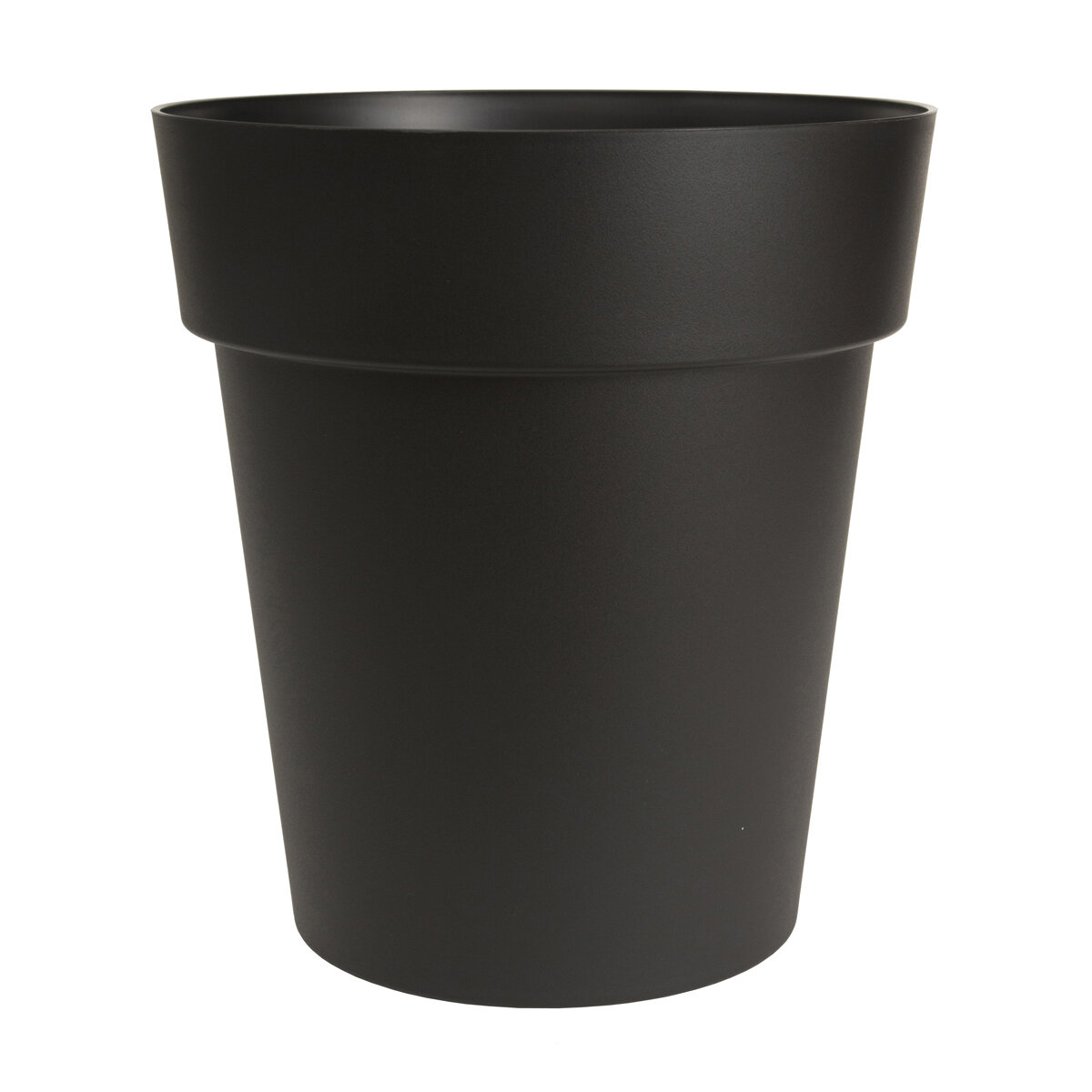 VIVA 11" Round Self-Watering Planter  Black