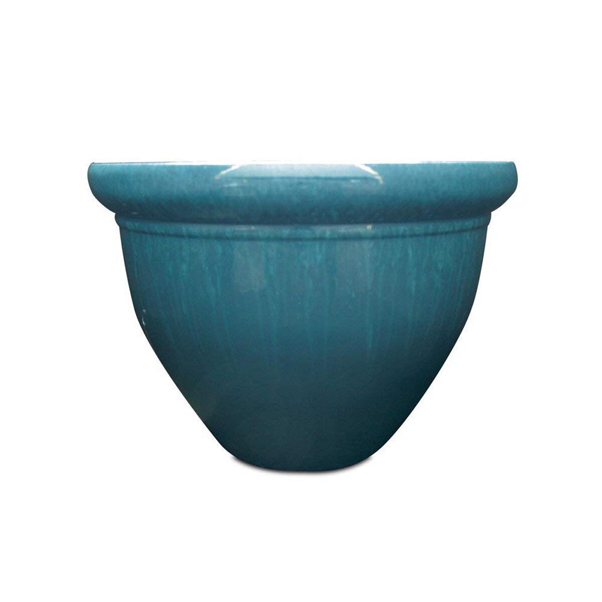16" Pizzazz  Planter Admiral Blue Drip