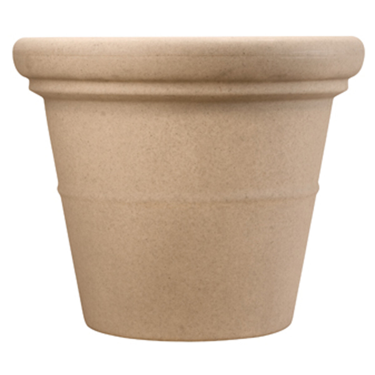 17" Terrazzo Round Pot SandStone