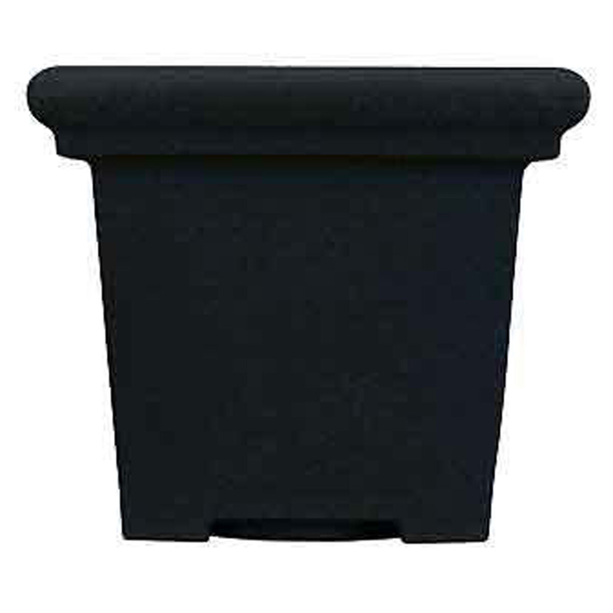 20" Terrazzo Square Pot Black Onyx