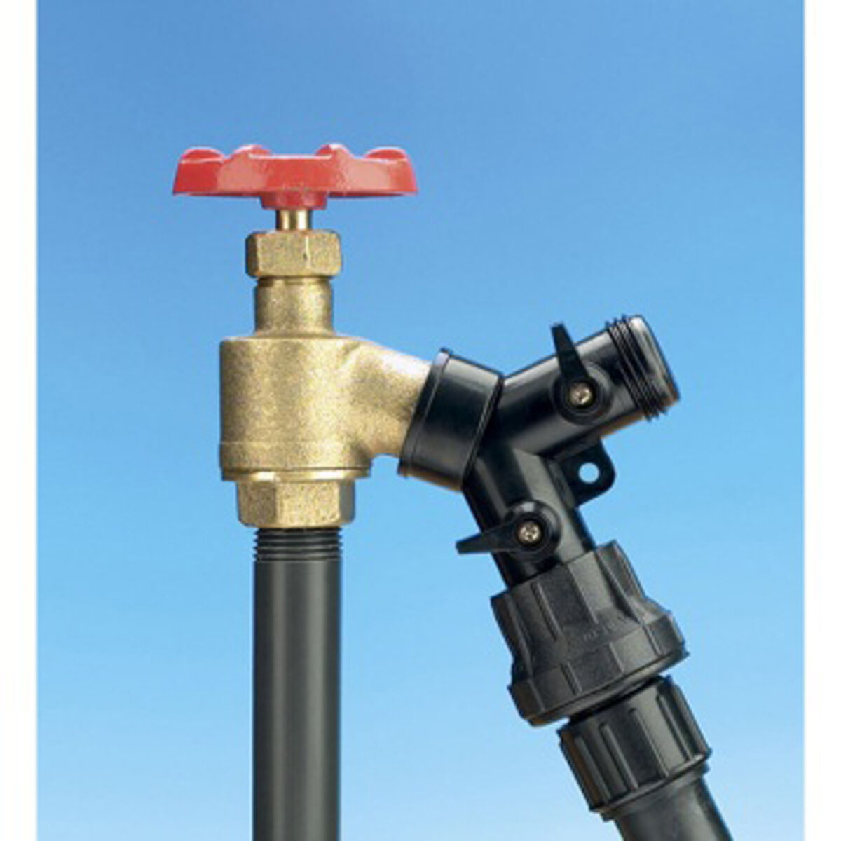 Y Connector With Dual Shut Off