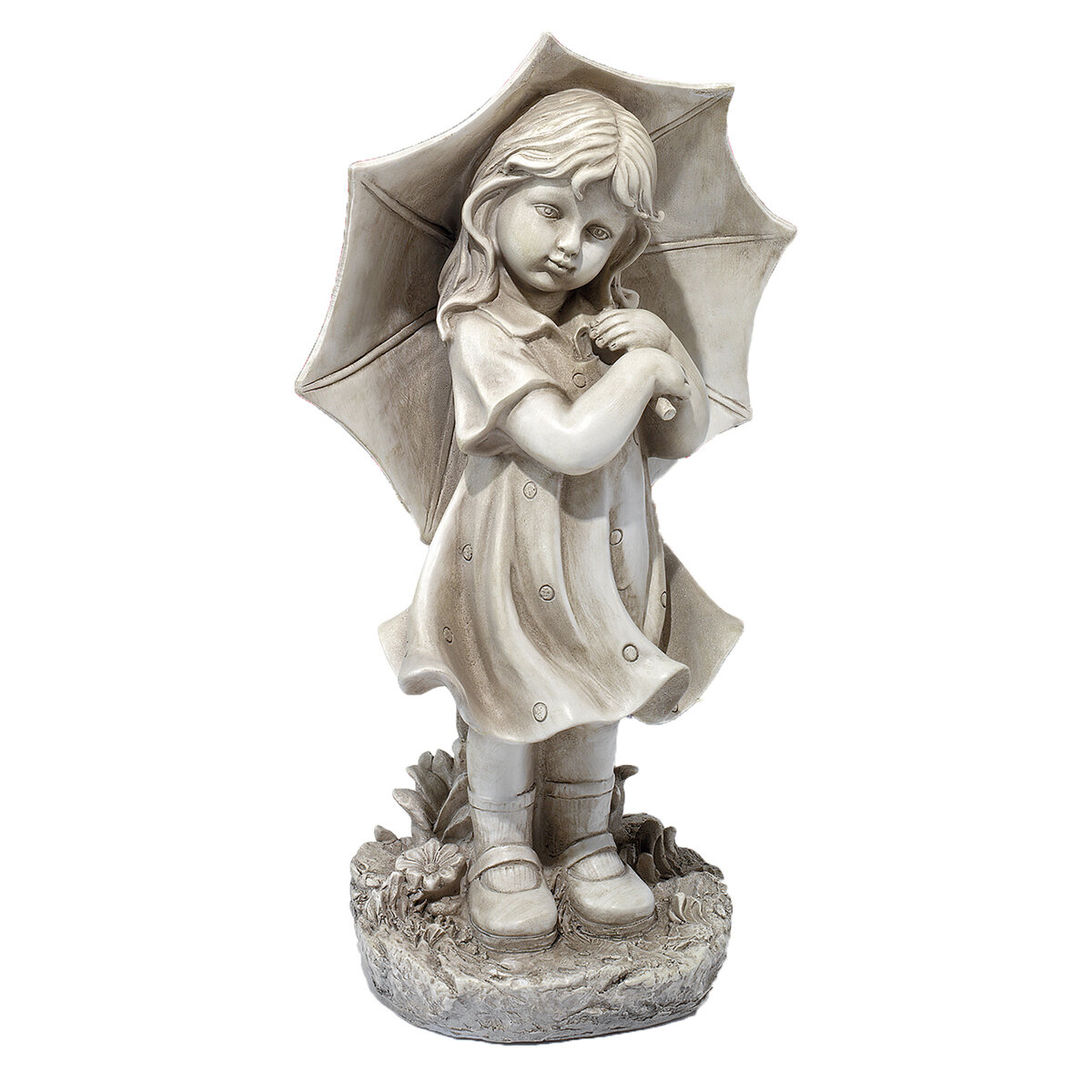Sun Shower Susanna Garden Umbrella Girl Statue