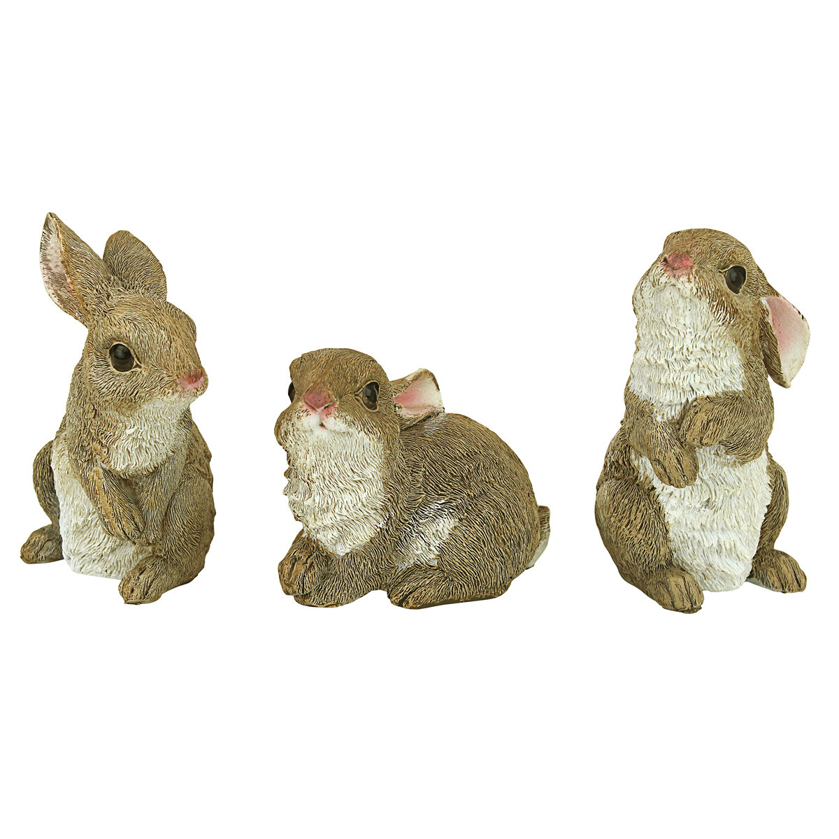 Dt S/3 Bunny Den Statues