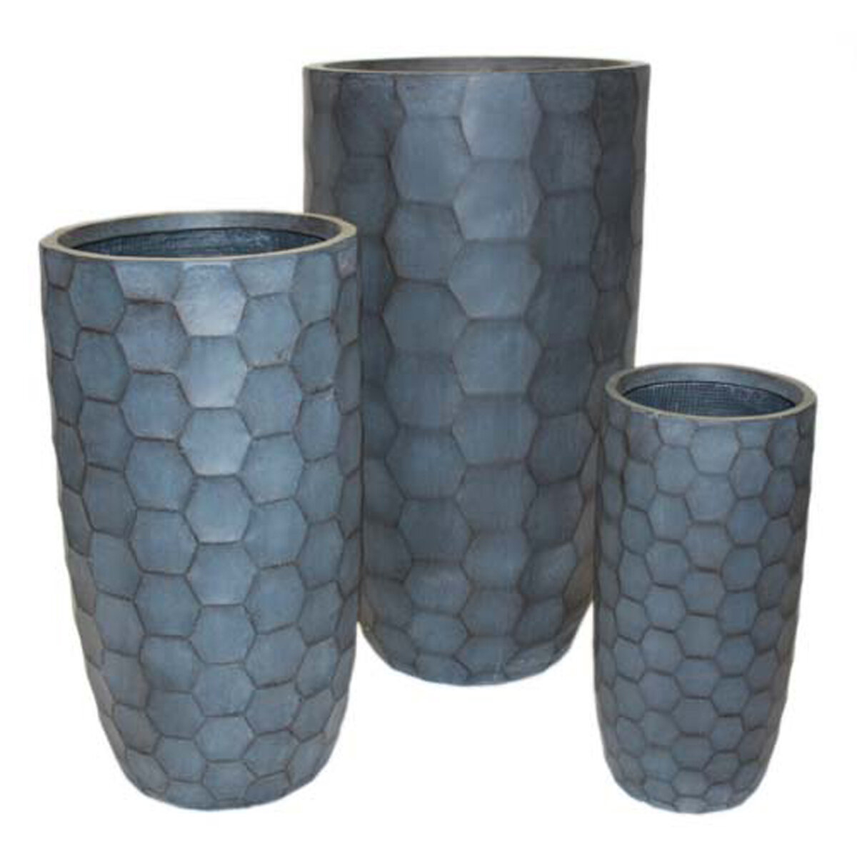 Honeycomb Tall Upright Planter Set