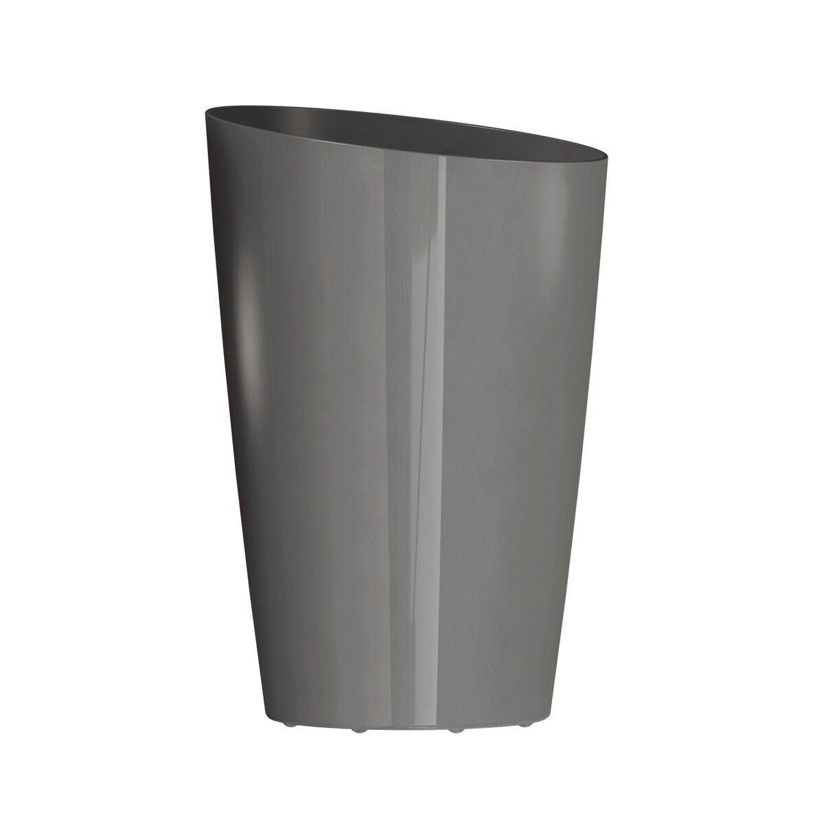 MIRAGE 13" Self-Watering Tall Planter  Slate