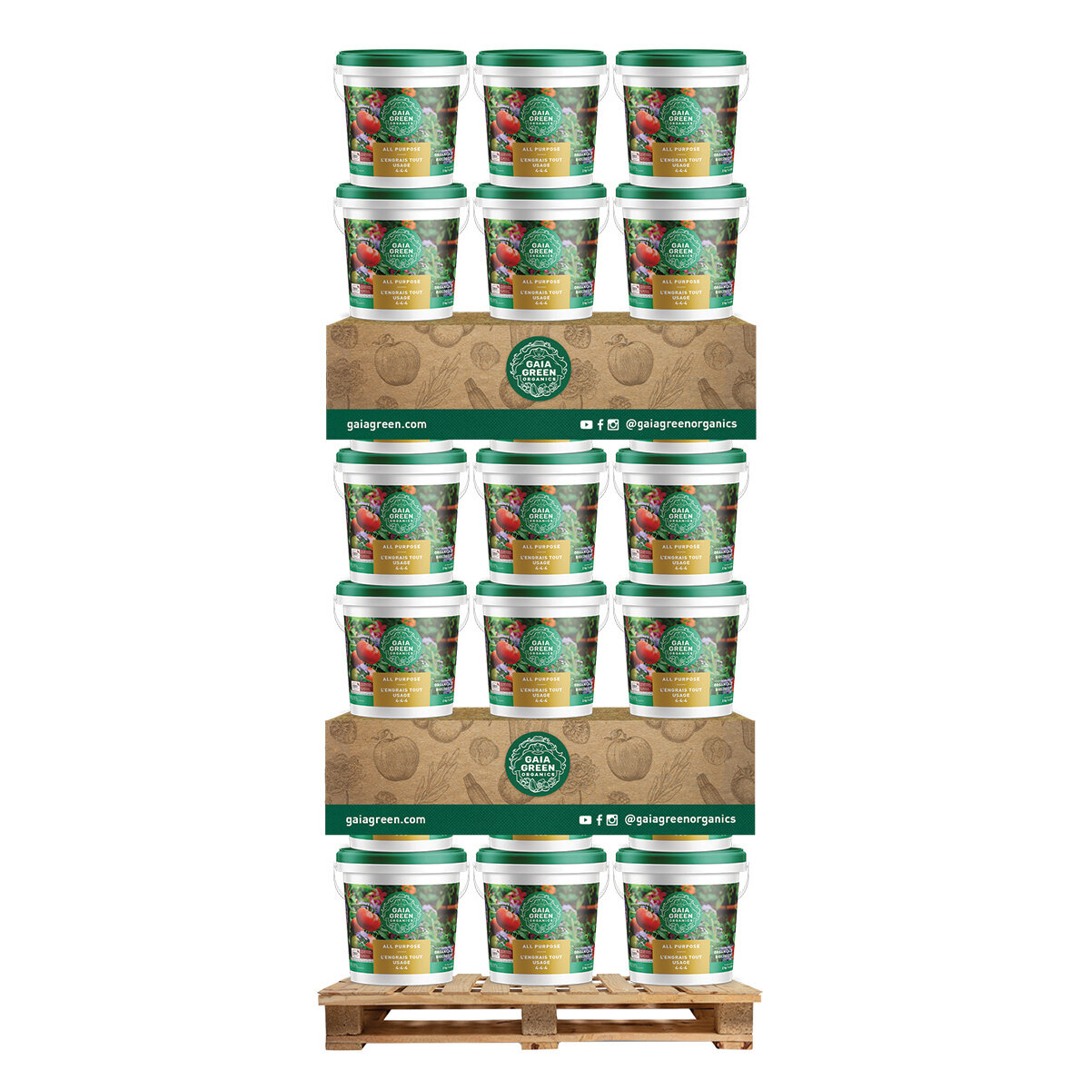 All Purpose 2 kg 1/4 Pallet DS (63 Pails)