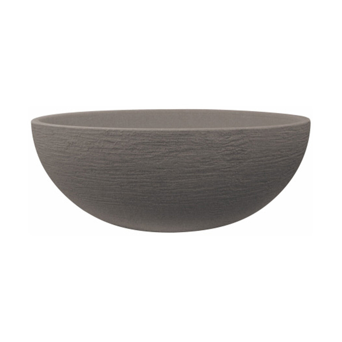 European Bowl Round Double Wall 41cm x 12cm Stone