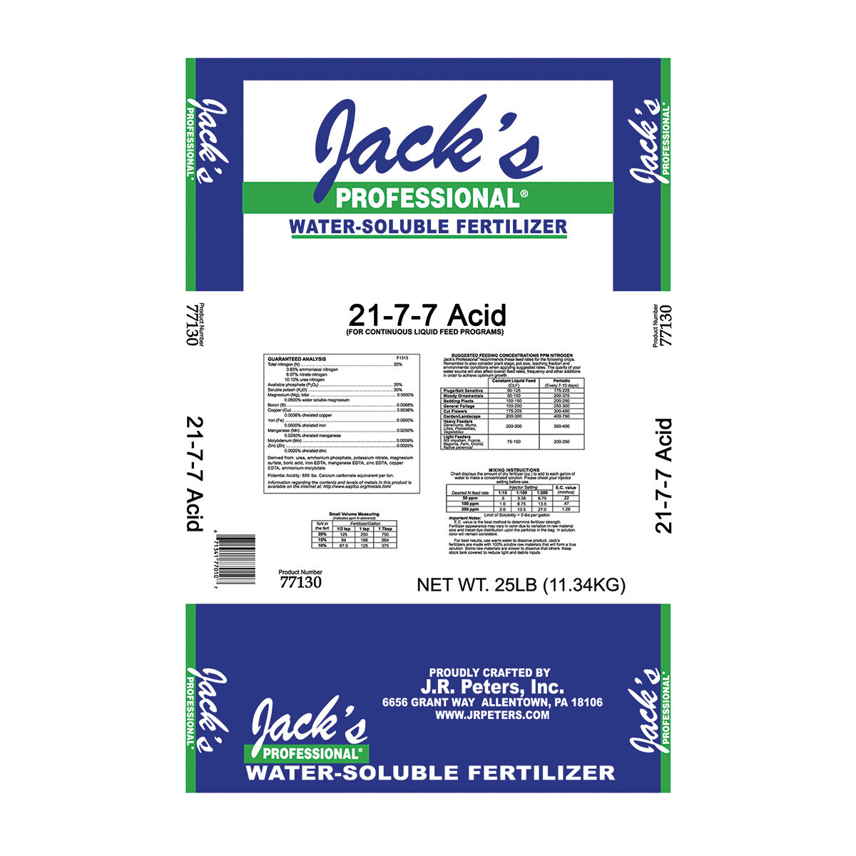 Jack's Pro Acid Special 21-7-7 25lb
