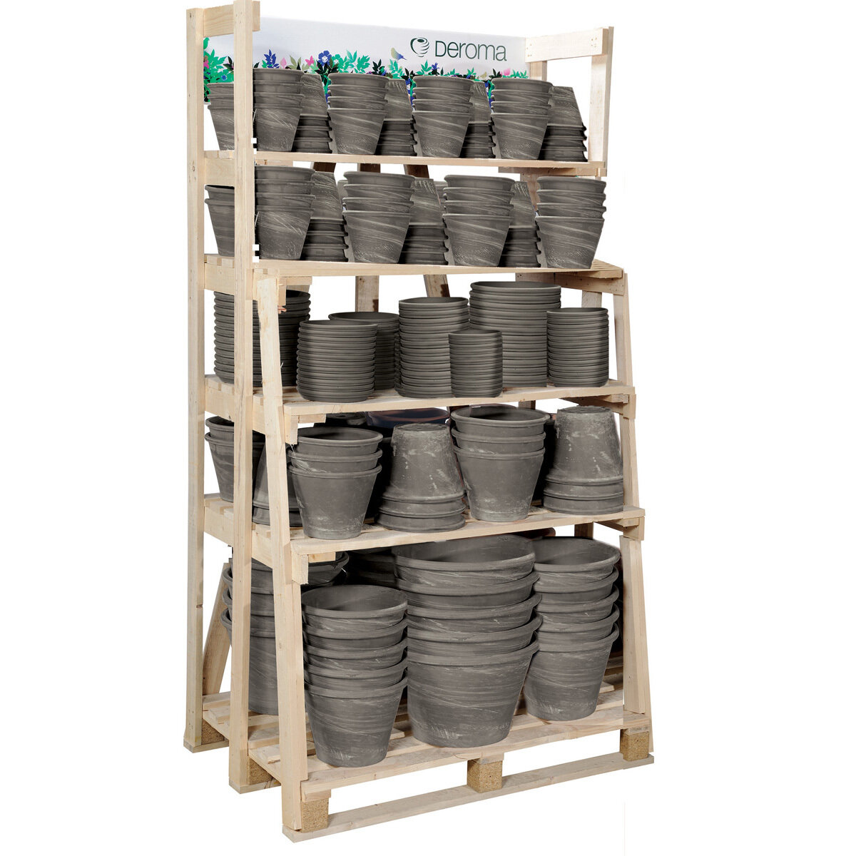 Bianco Grafite Vasum Duo and Saucers DS (284 pcs)