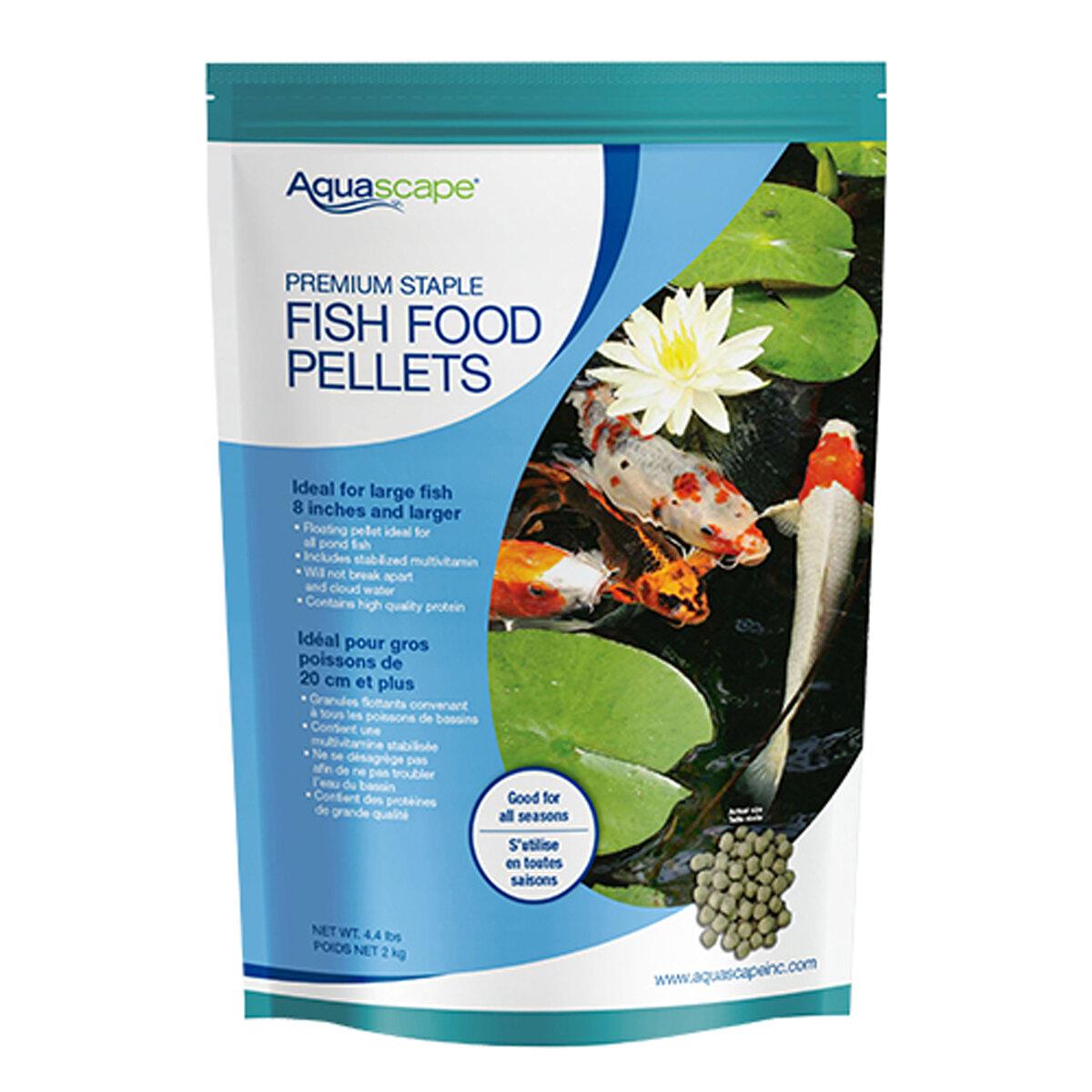 Premium Fish Food Mixed Pellets 2Kg