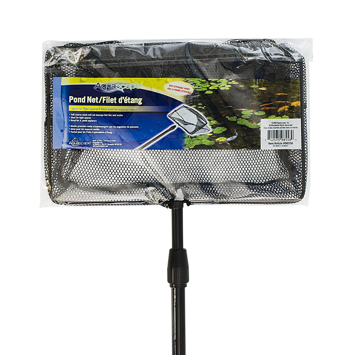 Pond Net 12"X7" W/Extendable Handle Small