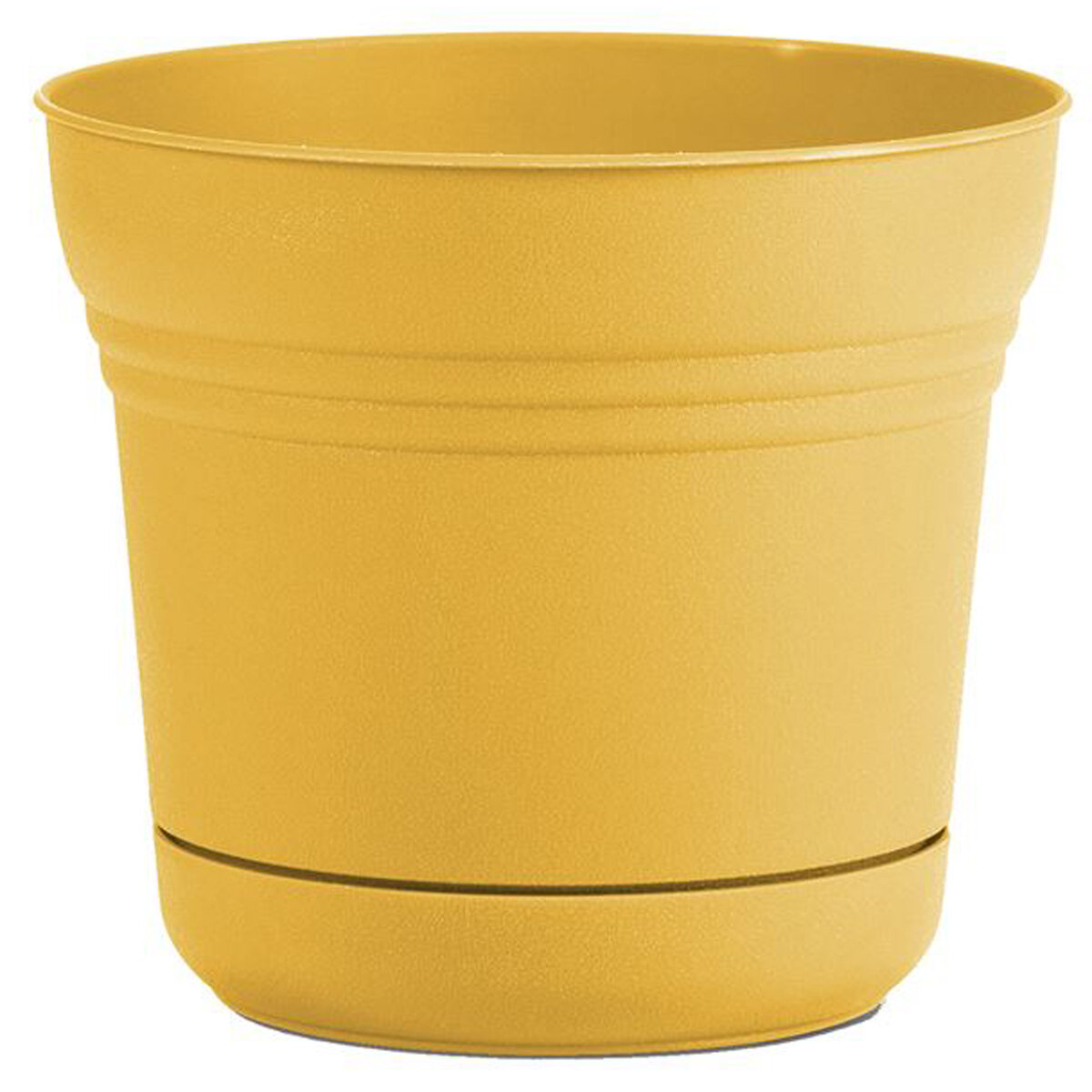 14"  Saturn Earthy Ylw Planter