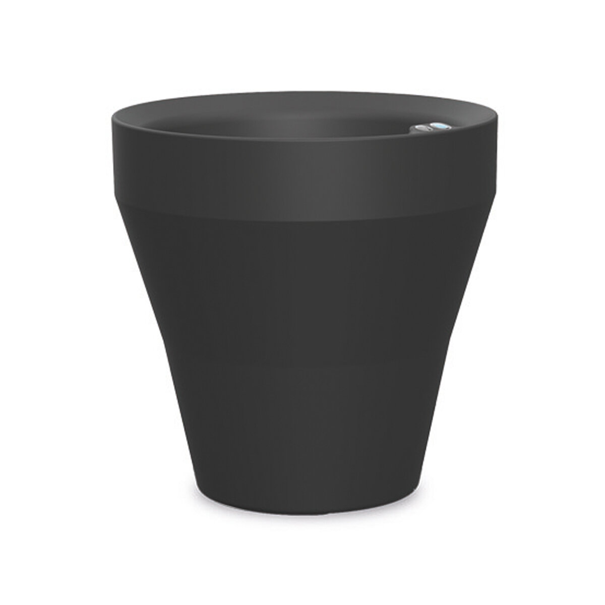 Rim 30" Planter  Caviar Black