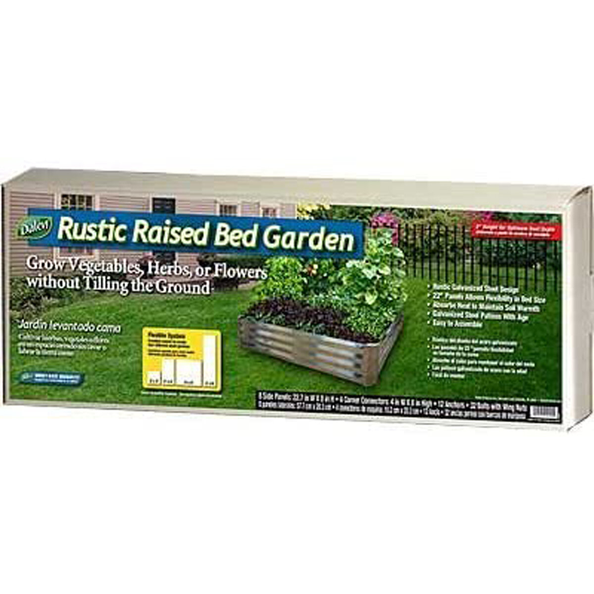 Rustic Raised Bed Garden  4'x4'