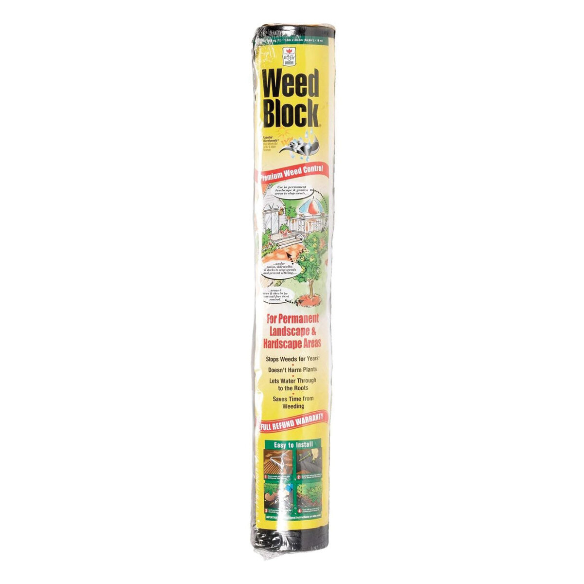 WeedBlock-Black 6'x100' Retail Pack
