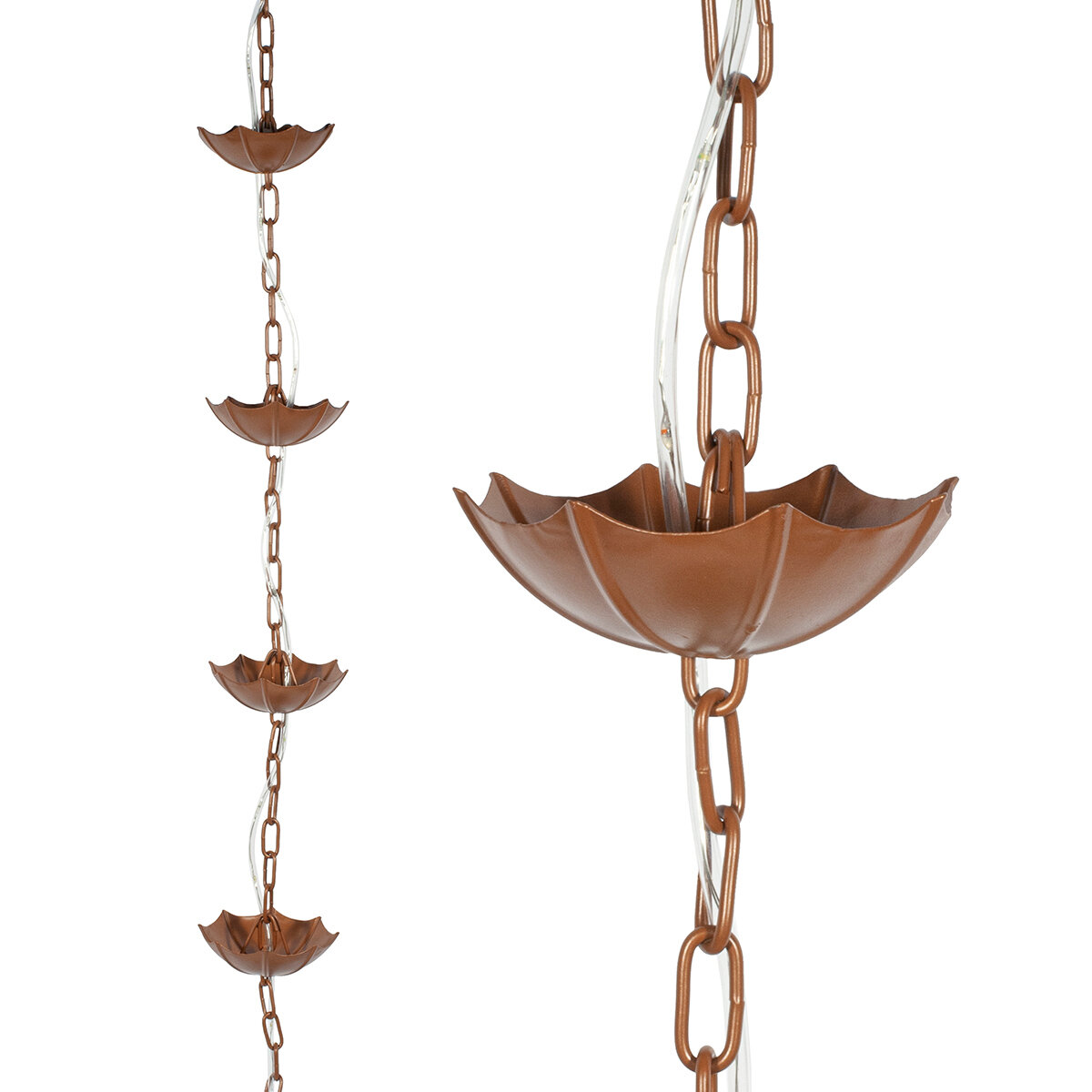 Umbrella Solar Illuminated Rain Chain