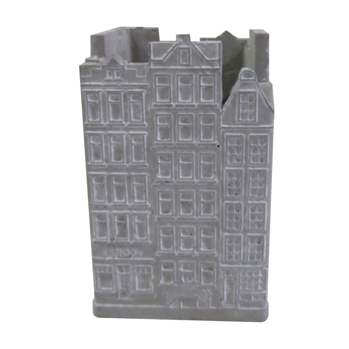 Townhome Tall Cement Pot 13.5x13.5x21cm