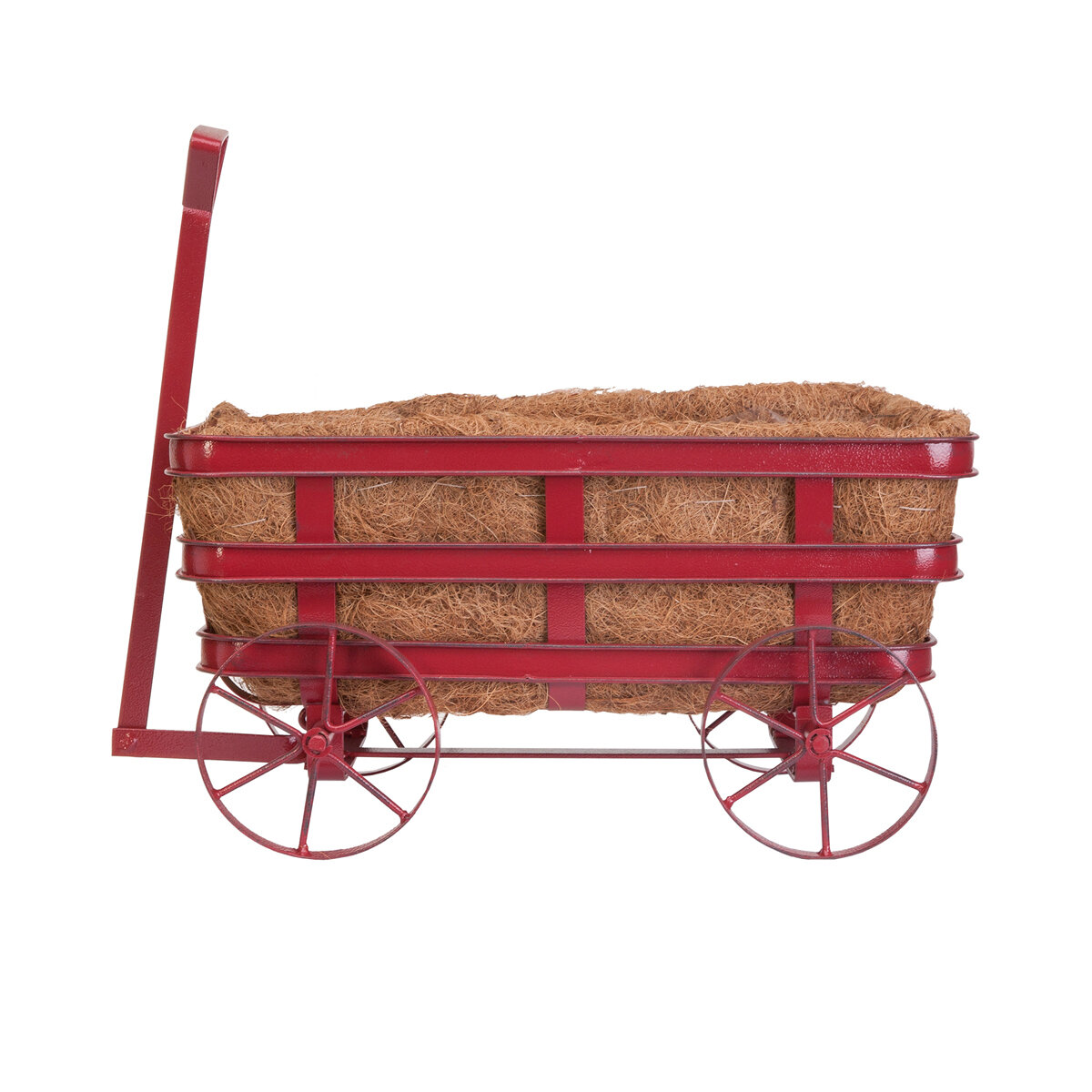 14" Industrial Wagon Antique Red