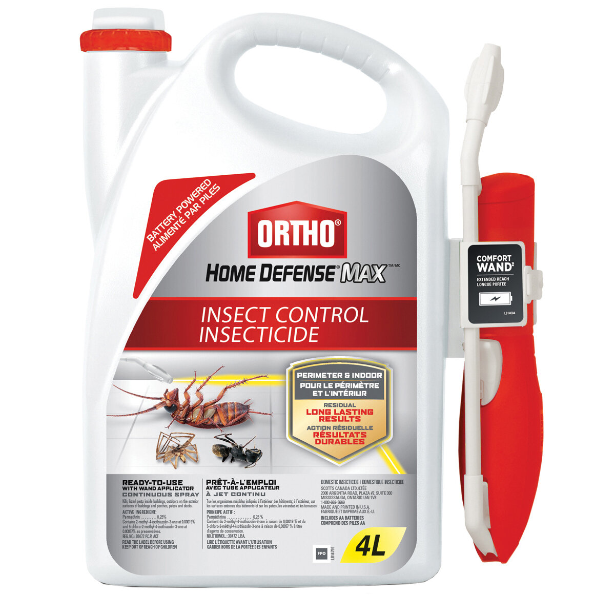 Home Defense Max Perimeter & Indoor RTU w/ Wand 4L