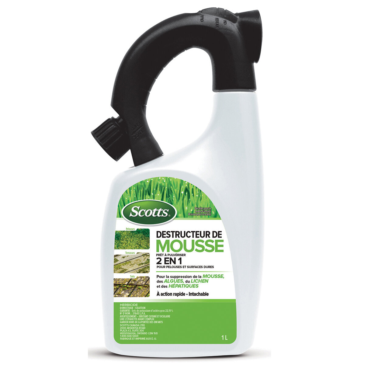 2-In-1 Moss Ctrl Lawn&Hard Surface (1L/72pc) DS