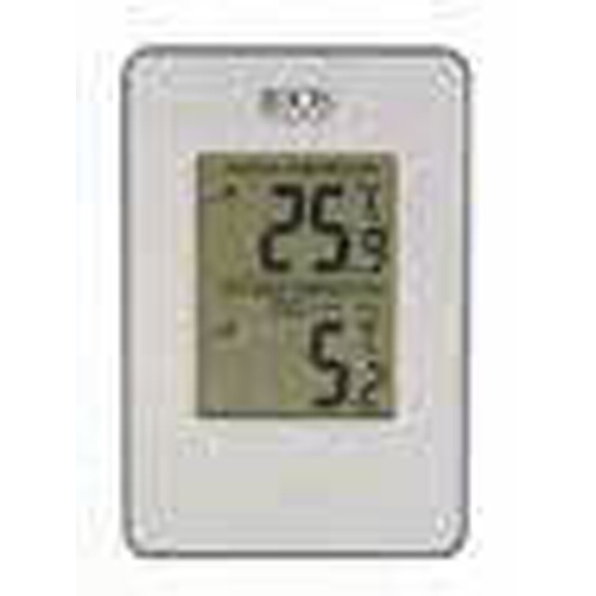 Indoor/Outdoor Thermometer Wireless - Silver