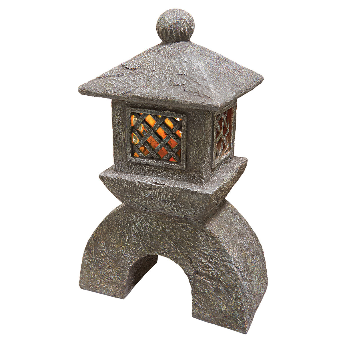 Dt Japanese Pagoda Solar Lantern Statue