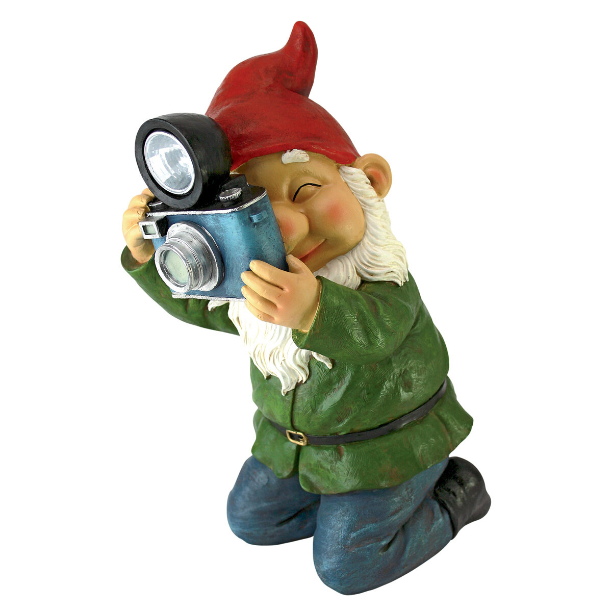 Smile For Me Solar Gnome Statue