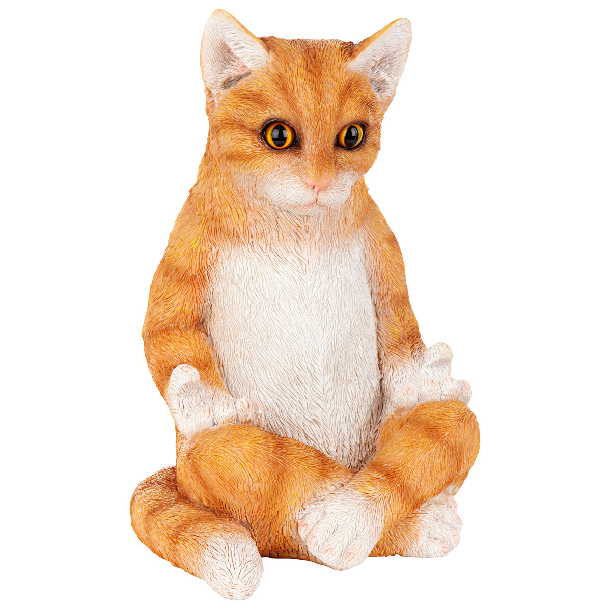Zen Kitty Meditating Cat Statue