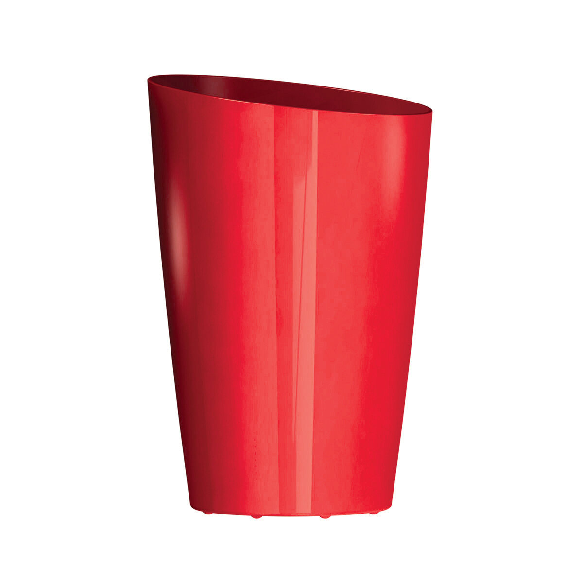 MIRAGE 13" Self-Watering Tall Planter  Red