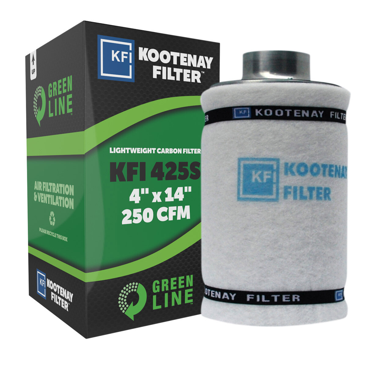 Kootenay Filter GreenLine 425S w/ 4" flange 350cfm