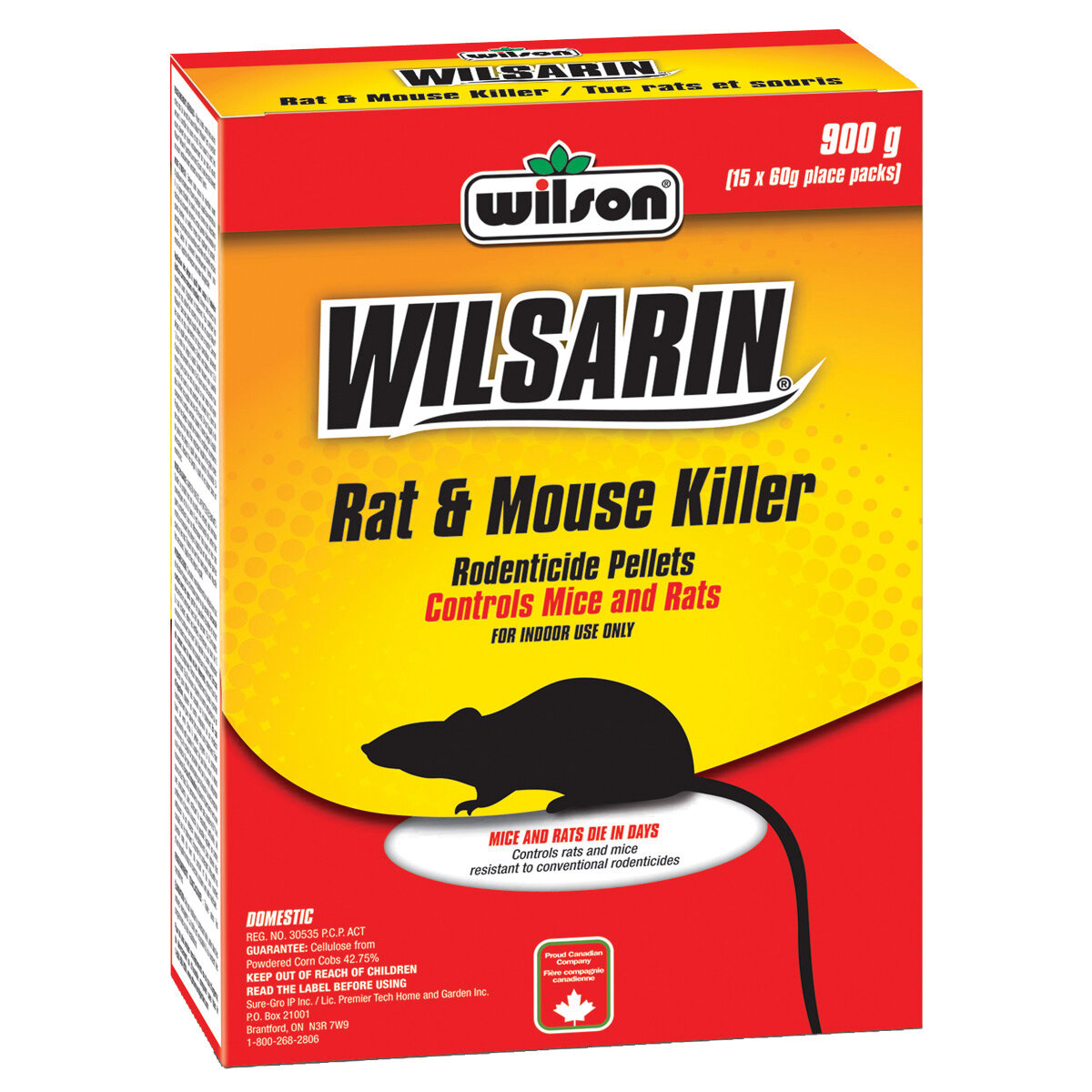 Wilson Wilsarin Rat & Mouse Pellet 900 g