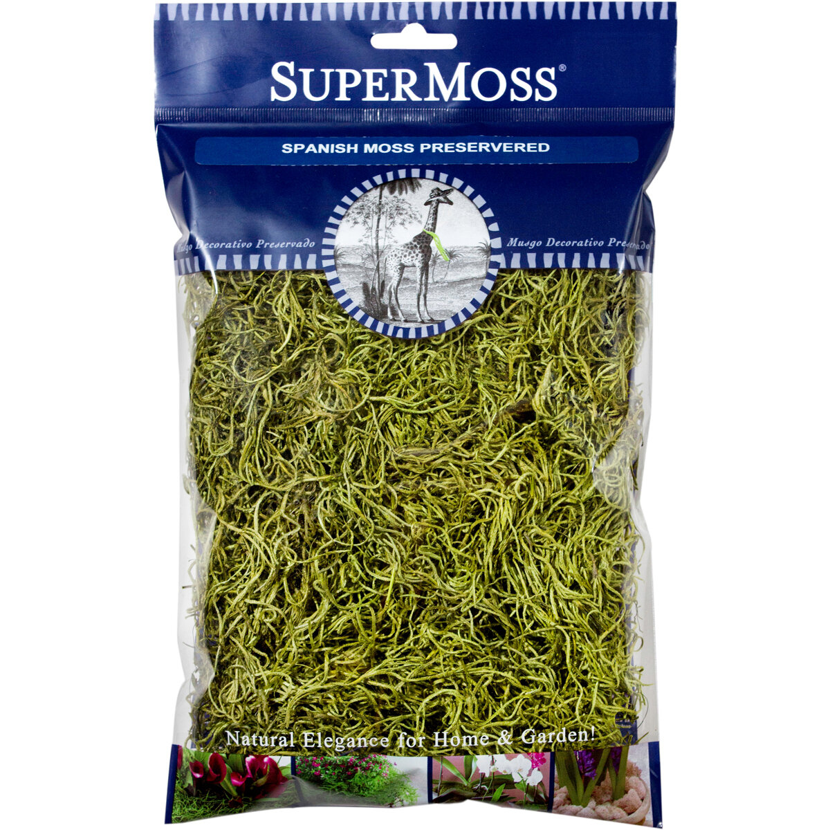 Spanish Moss Preserved Chartreuse 2oz Bag