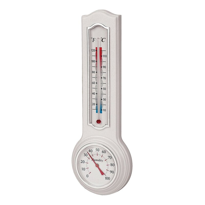 Wall Thermometer/Hygrometer  8"