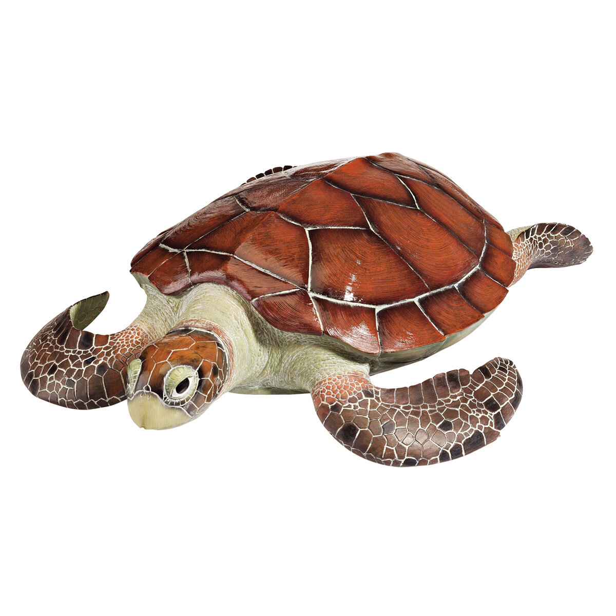 Dt Flat Back Sea Turtle Statue