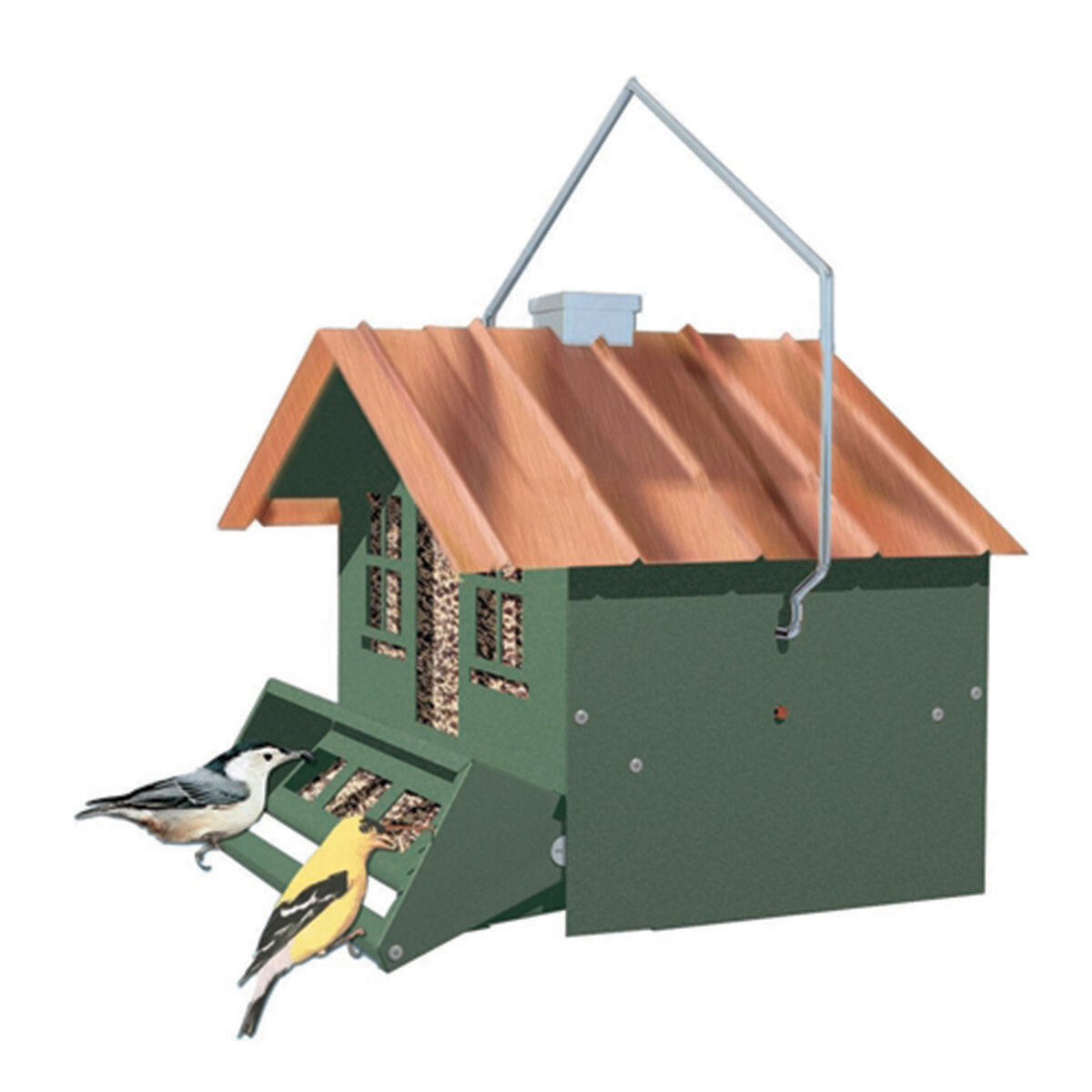 Squirrel Be Gone Ii- Home Style Feeder Green 12Lb