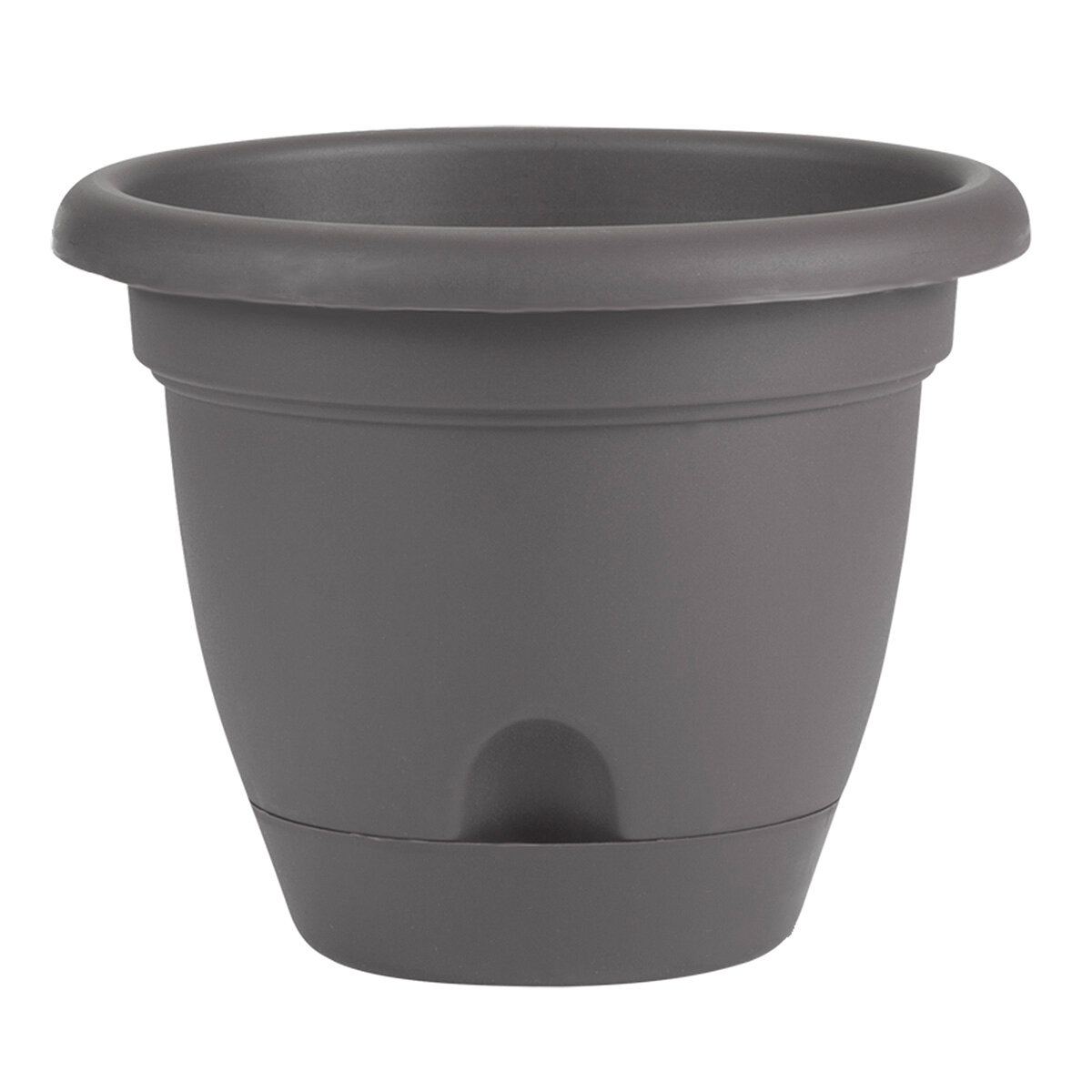 10" Lucca Charcoal Planter