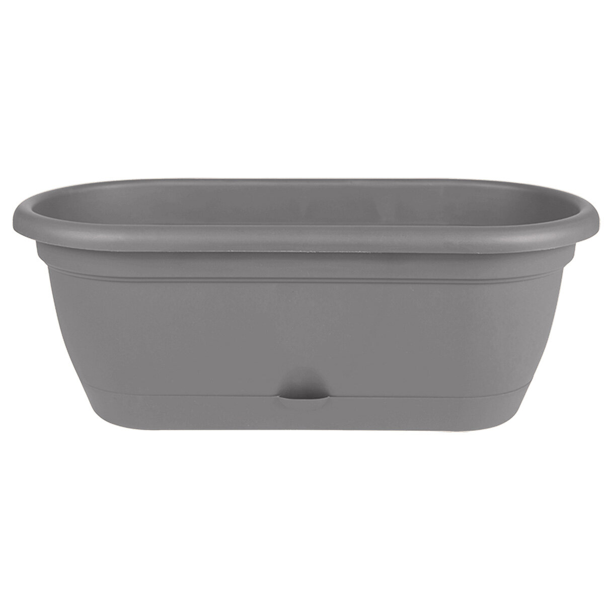 18"  Lucca Window Box Charcoal
