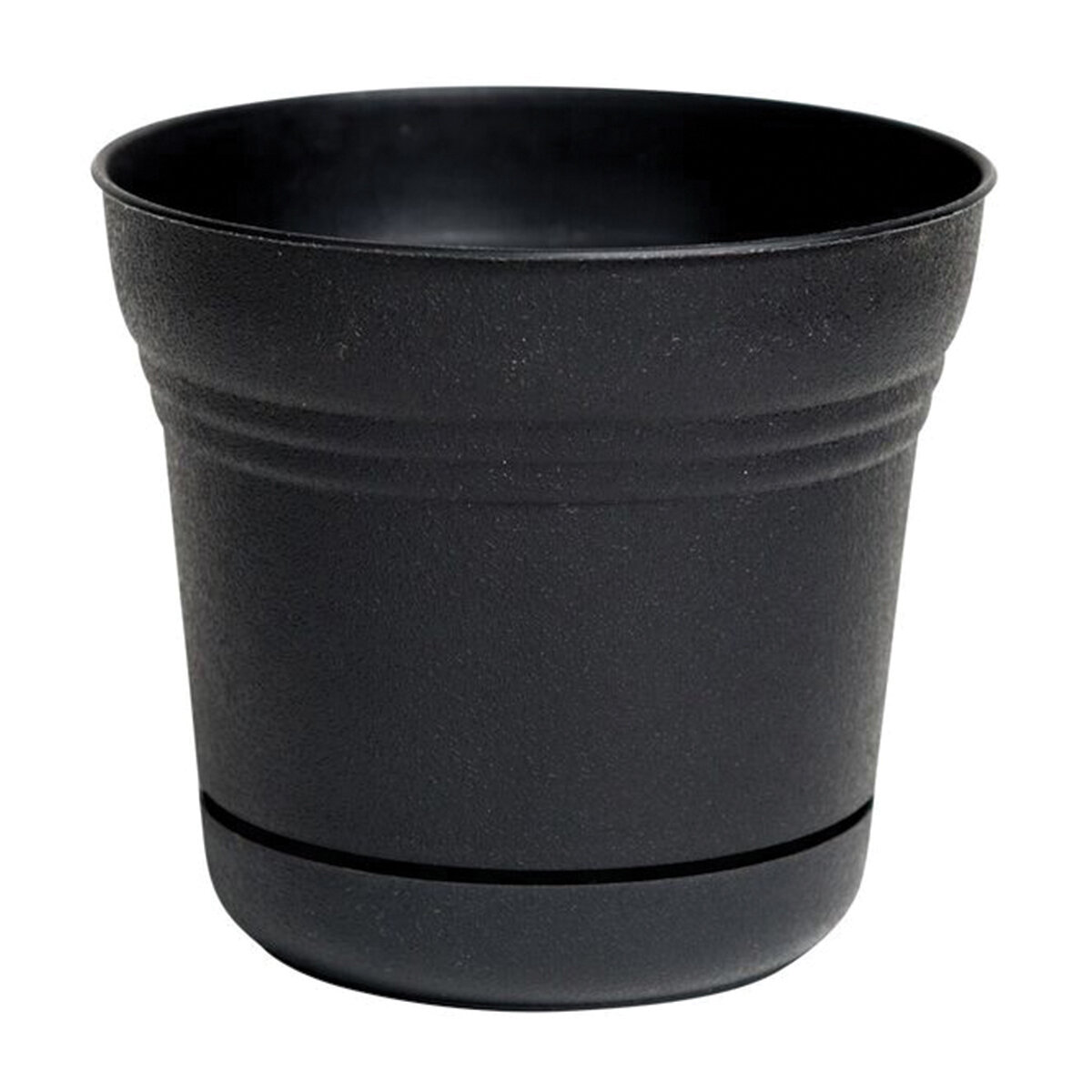 14" Saturn Planter Black