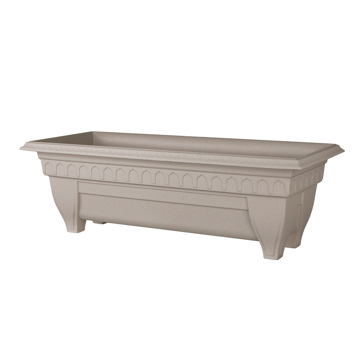 AZURA 27" Rectangular Patio Planter Granite