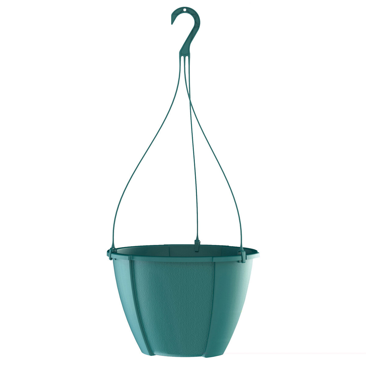 QUATTRO 12" Self-Watering Hanging Planter Blue