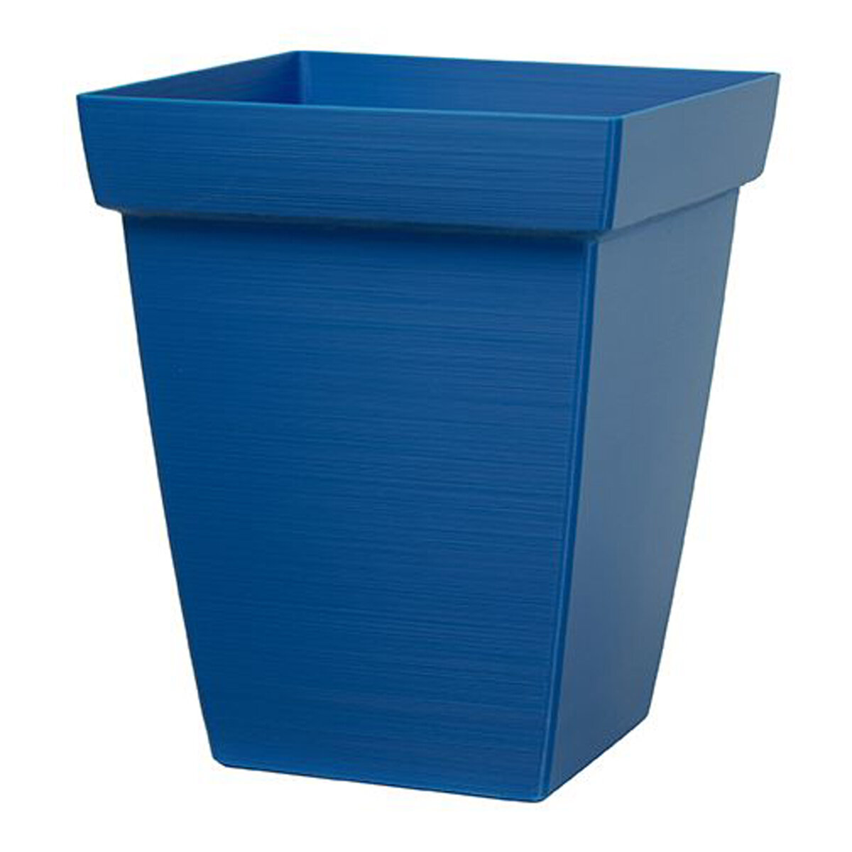BAMBOO 13" Square Self-Watering Planter Blue
