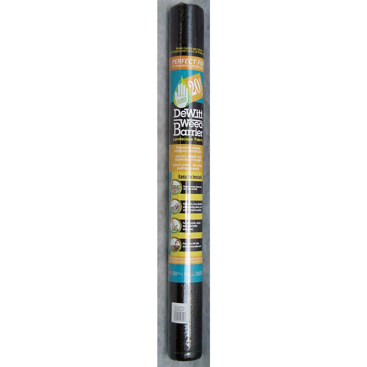 3' x 250' 20 Year Weed Barrier Woven  4.1 Oz Bulk