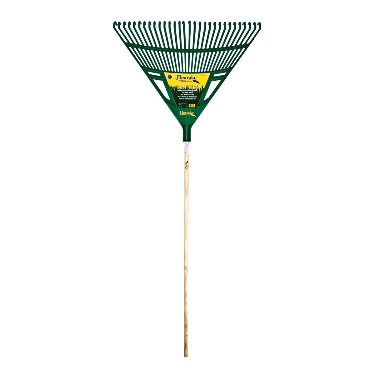 Deluxe 30" Poly Rake 48" Wood Handle