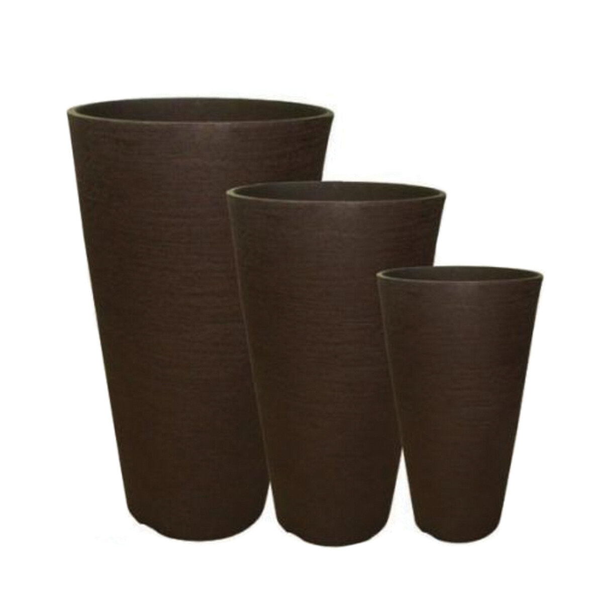 European Conic Pot 33.5cm Black