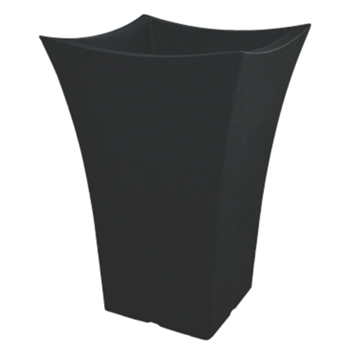 Wave Planter Black