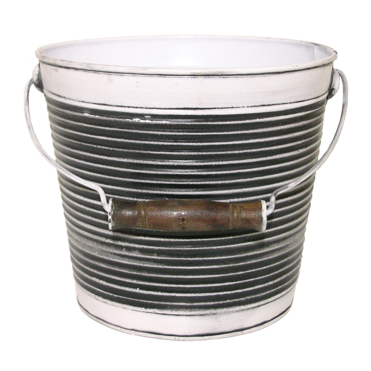 10" Ribbed w/ handle - Charcoal