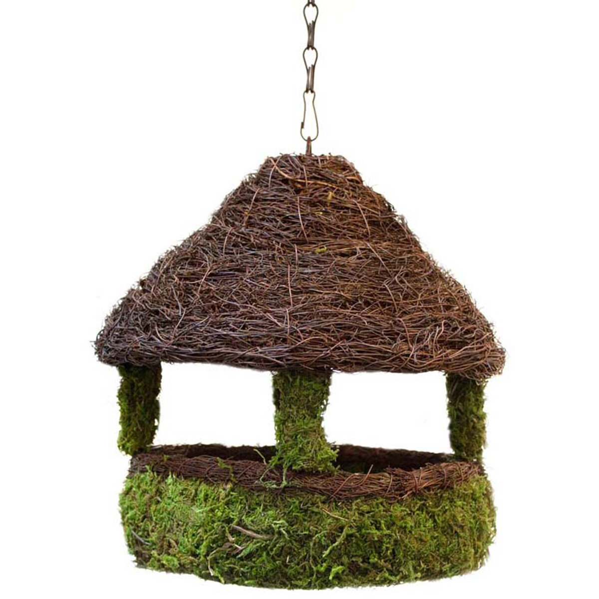 Gazebo Woven Birdhouse Fresh Green 11 x 11in