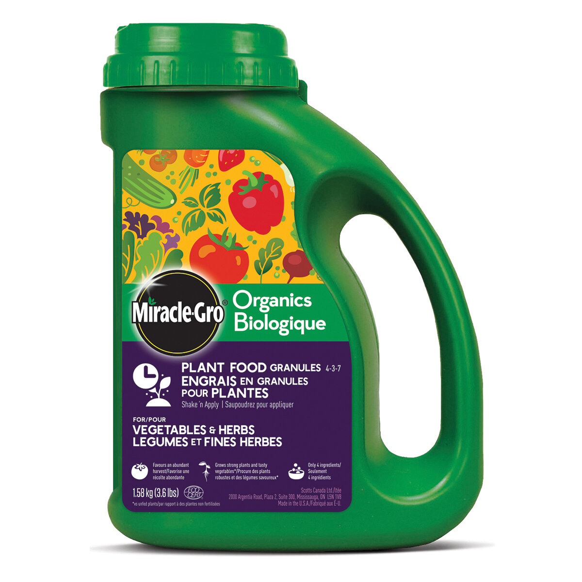 Miracle-Gro Organic Veg & Herb  9-2-7   1.13 kg