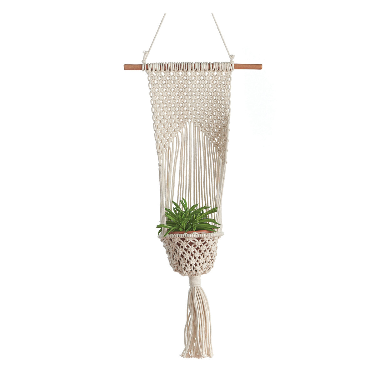 Woven Hanging Planter