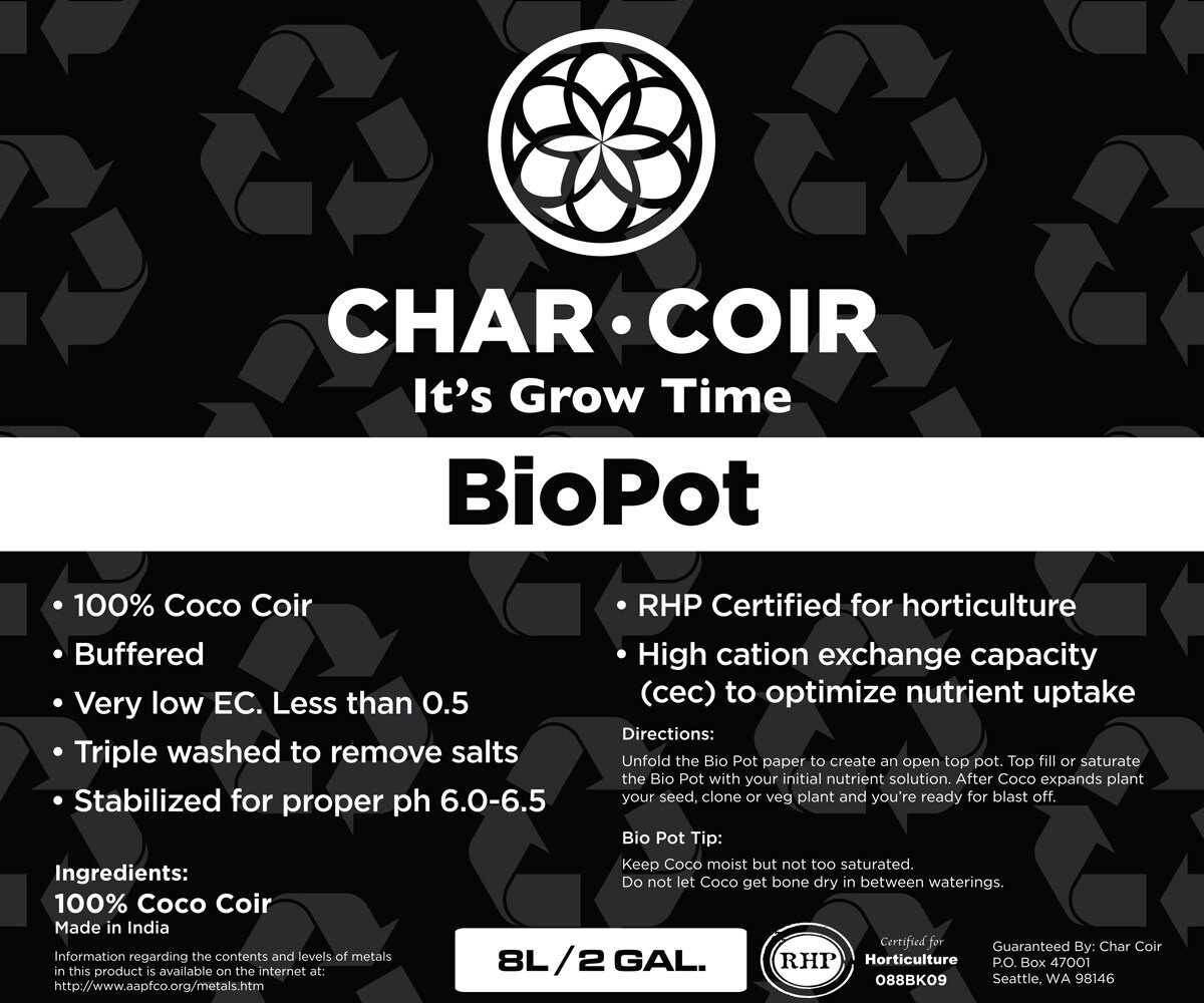 Char Coir BioPot 8 L CS (10)
